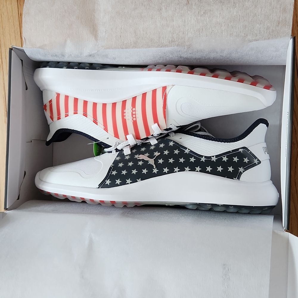 COPY - Puma Men's Ignite Fasten8 Stars & Stripes Golf Shoes